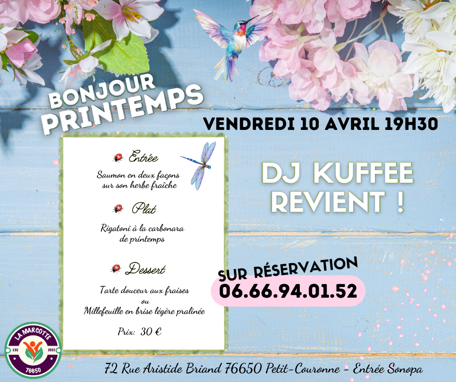 Soirée dansante bonjour printemps
