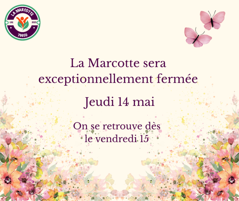 Fermeture exceptionnelle jeudi 14 mai