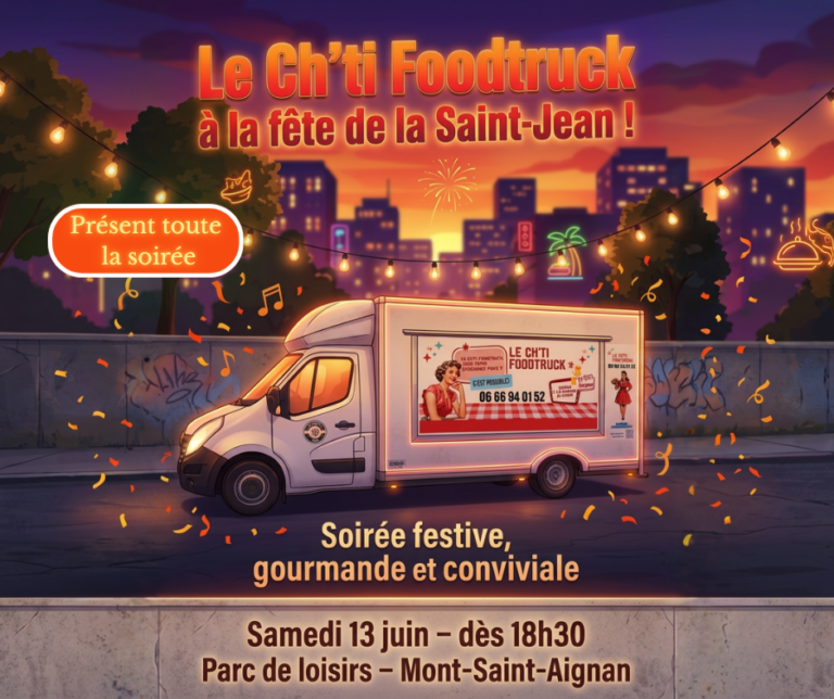 Le Ch&rsquo;ti Foodtruck à la fête de la St Jean